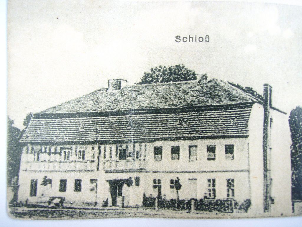 Schloß Buskow Rückseite um 1910