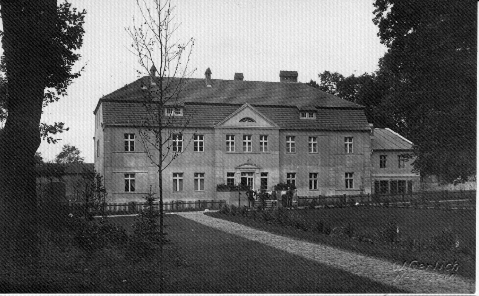 Schloss Buskow Vorderseite nach 1921